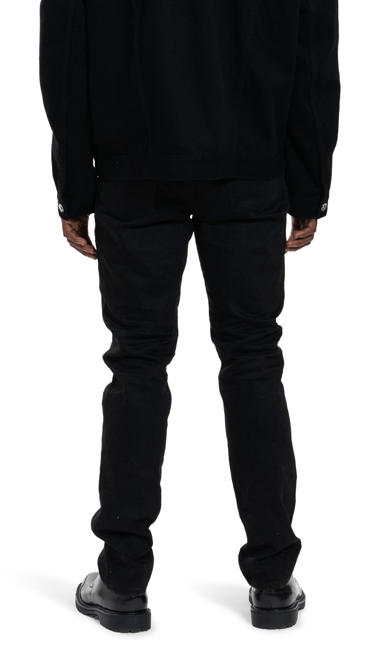 Purple Brand P005 Black Raw Denim in black – view 3 of 4