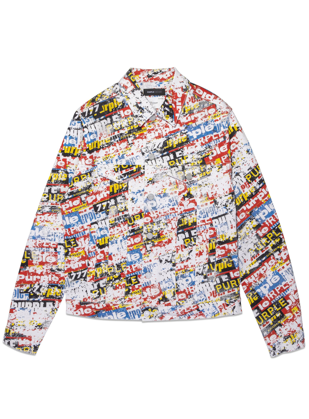 STICKERS TRUCKER JACKET - MULTI