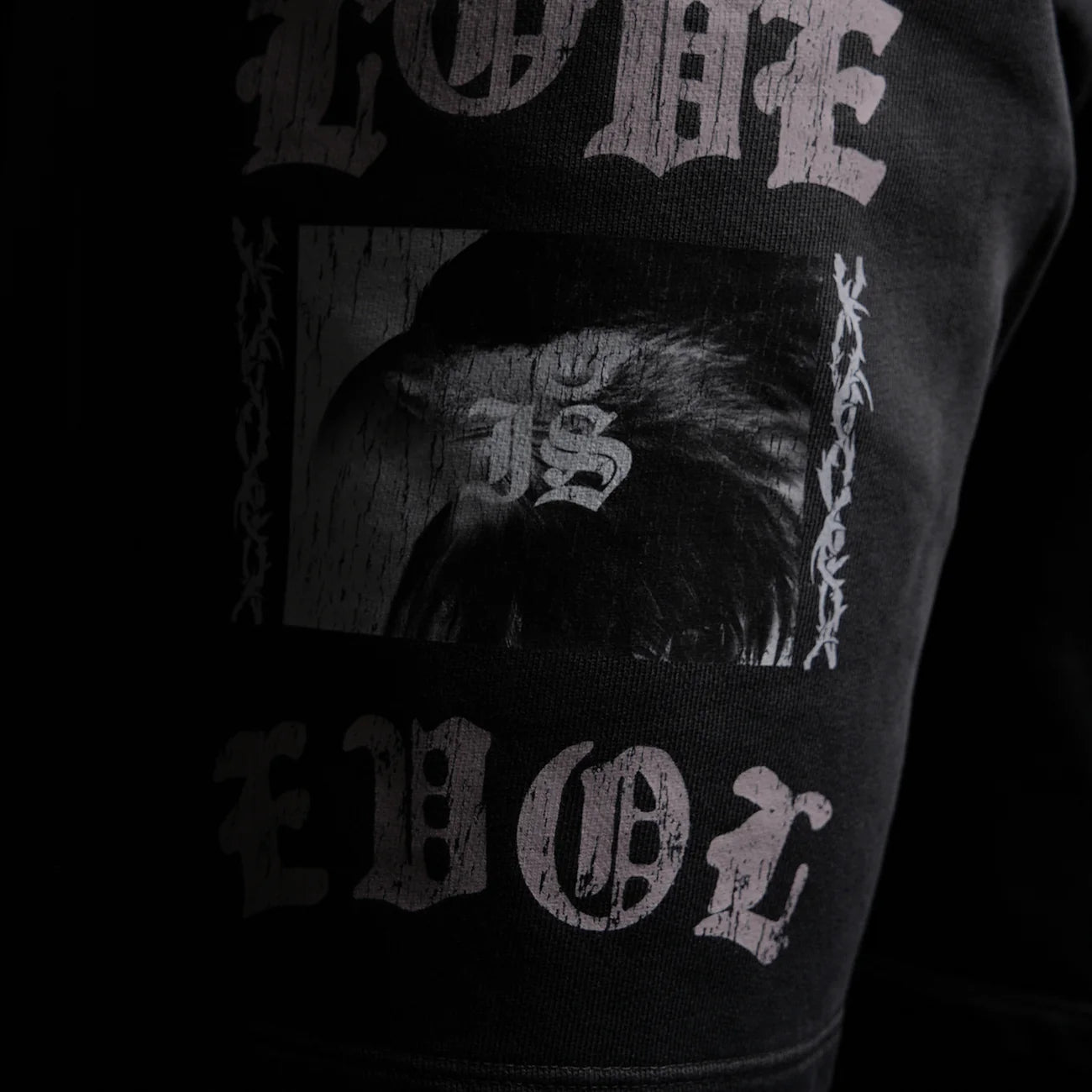 EVOL by Future Chain Skull Shorts in Black Potassium – view 2 of 2