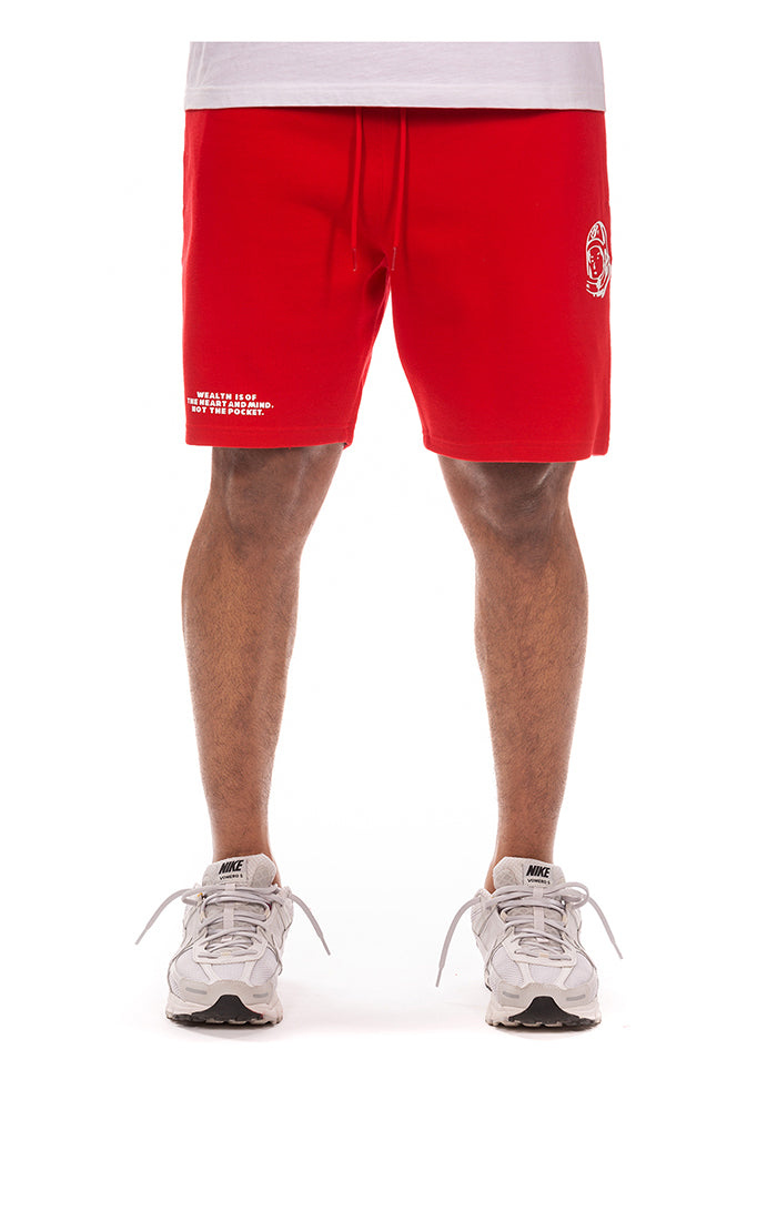 BB HELMET SHORTS-RED