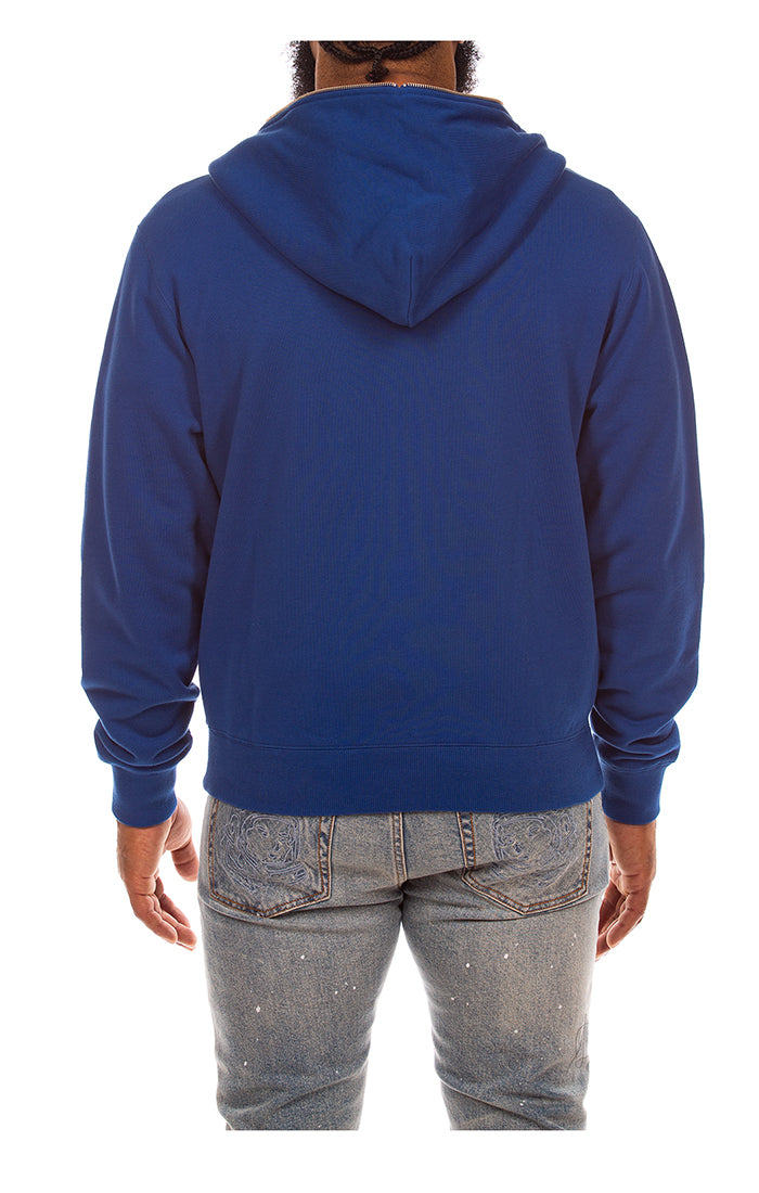 BB curve zip hoodie - Navy
