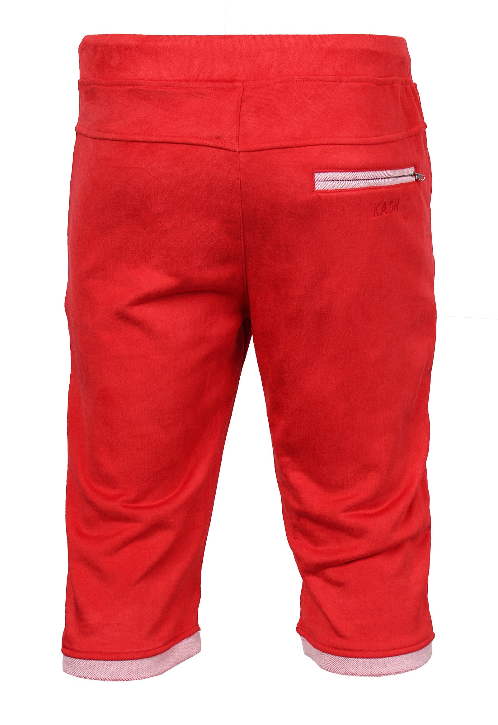 Kash Terry Suede Elongated Shorts with White Gold Accents – photo 2