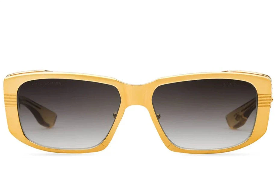 ZIRITH LIMITED EDITION / YELLOW GOLD-MAPLE GLASS W/GREY TO CLEAR GRADIENT