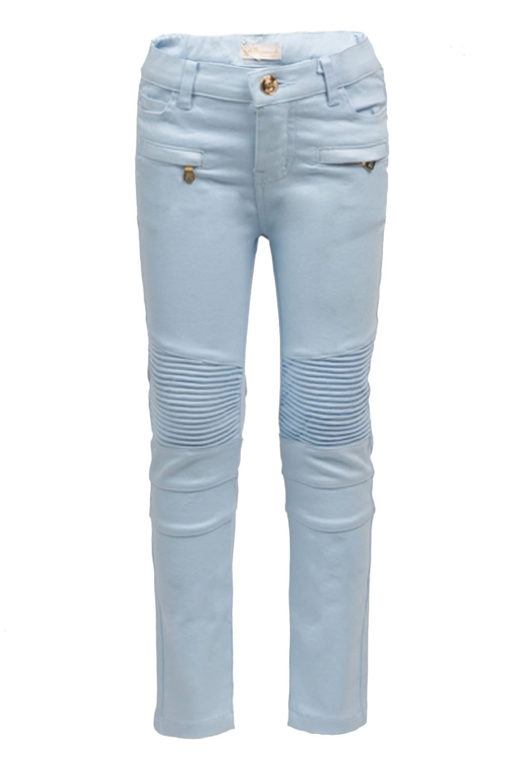 Light Blue Biker Denim