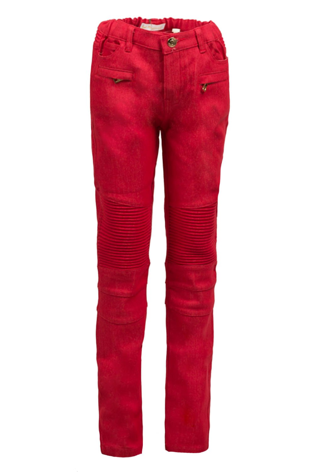 Red Biker Denim