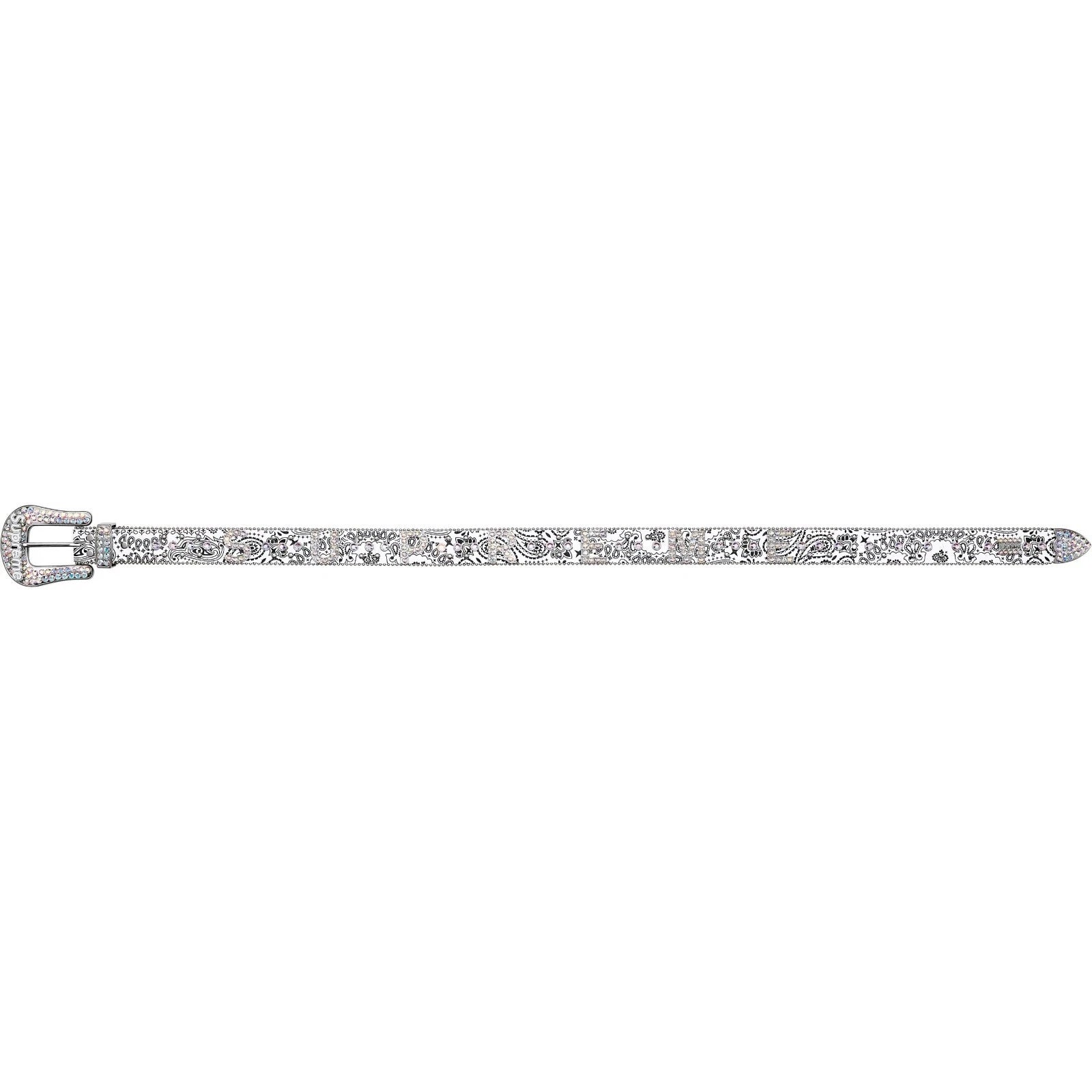 B.B. Simon x Supreme 8921 Bandana Belt in white – view 2 of 3