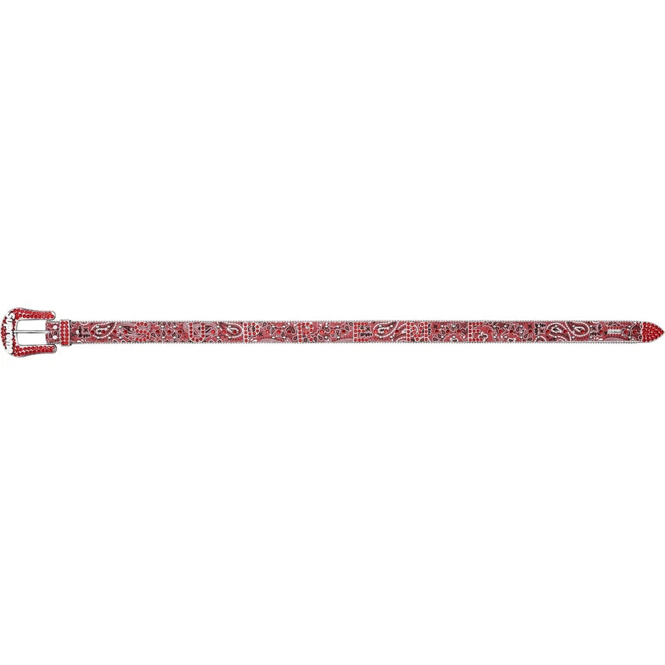 BB Simon x Supreme 8921 Bandana Belt - Red
