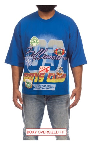 BB Clubs SS Knit - Lapis Blue