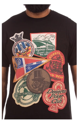 BB Patches SS Tee - Black