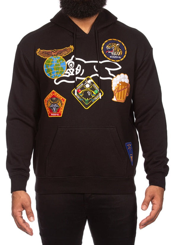 Icecream Needles Hoodie in black – view 1 of 2