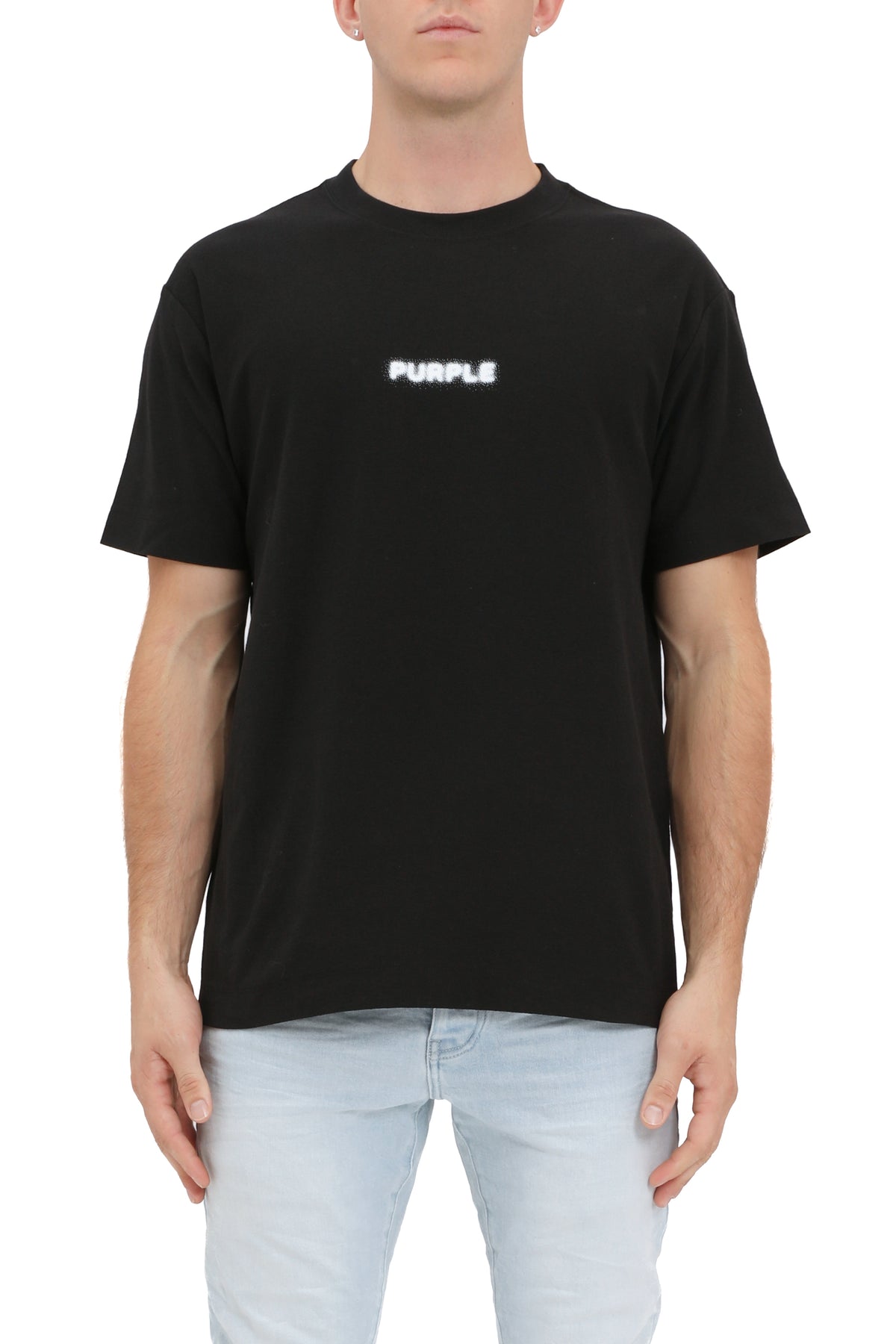 Textured Jersey Ss Tee - Black