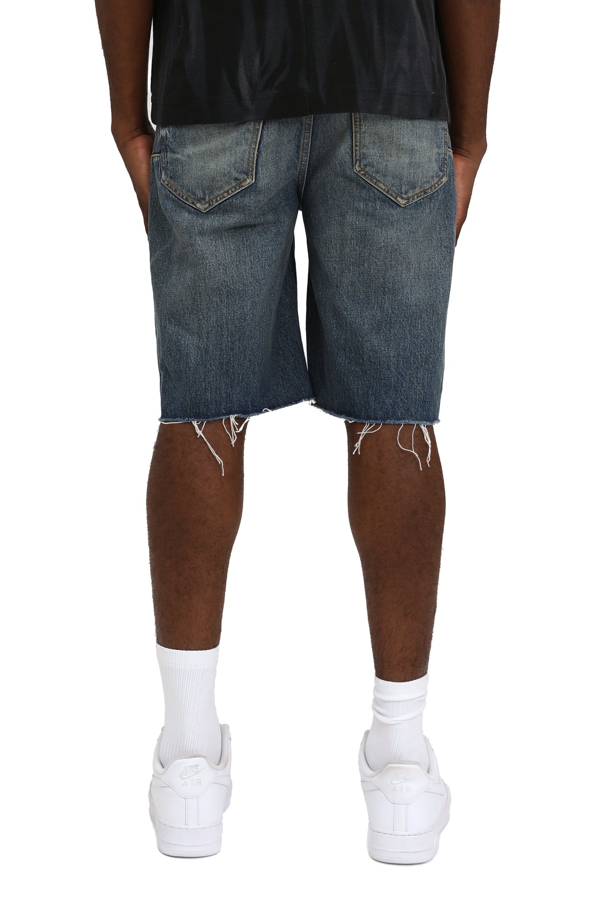 WORN VINTAGE SHORTS - MID INDIGO