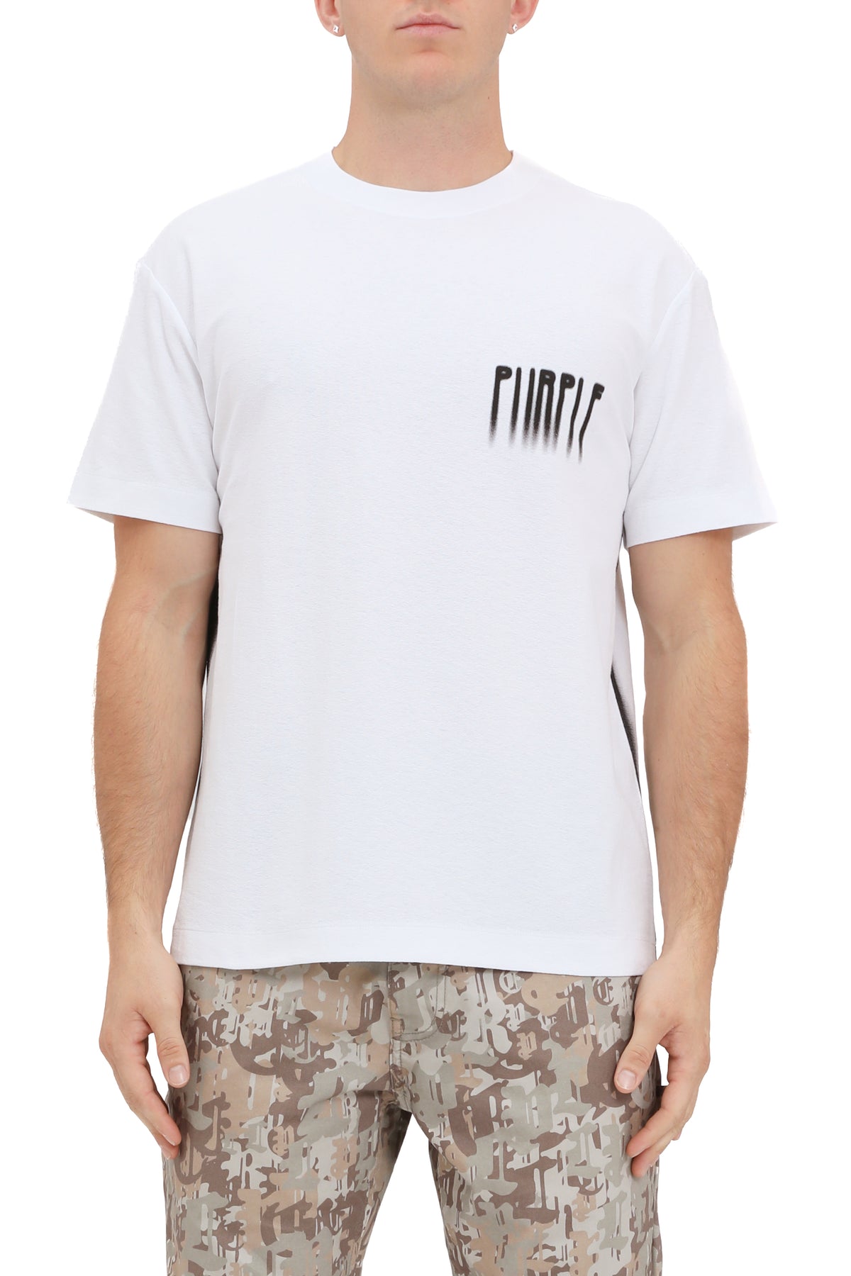 TEXTURED JERSEY SS TEE - WHITE
