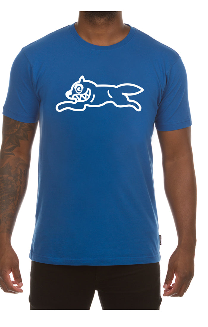 CHECKER SS TEE -VICTORIA BLUE