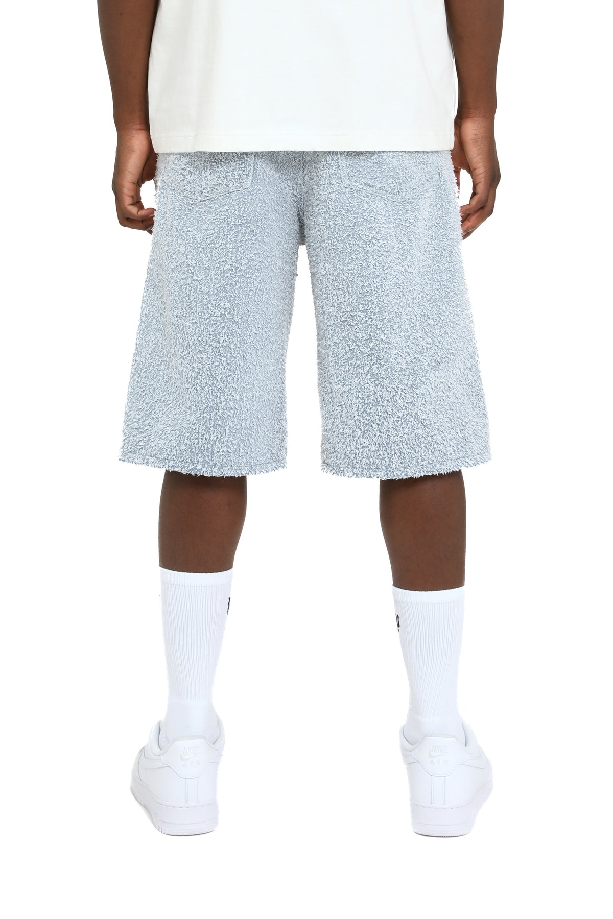 Long Shorts Textured Pearl - Lt Indigo