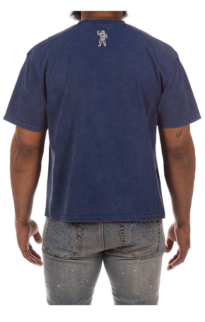 Billionaire Boys Club BB To The Moon S/S Knit (Cropped Fit) in navy – view 2 of 2