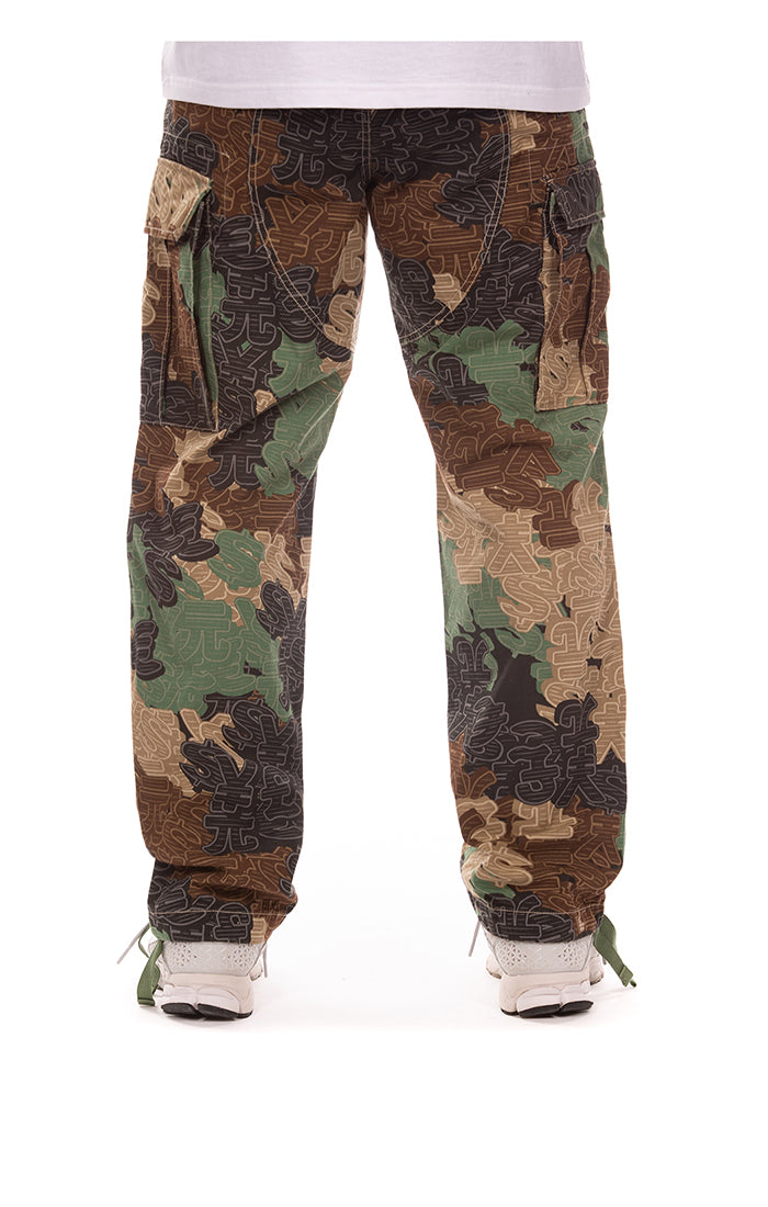 Icecream Men's big block cargo pants - Camo