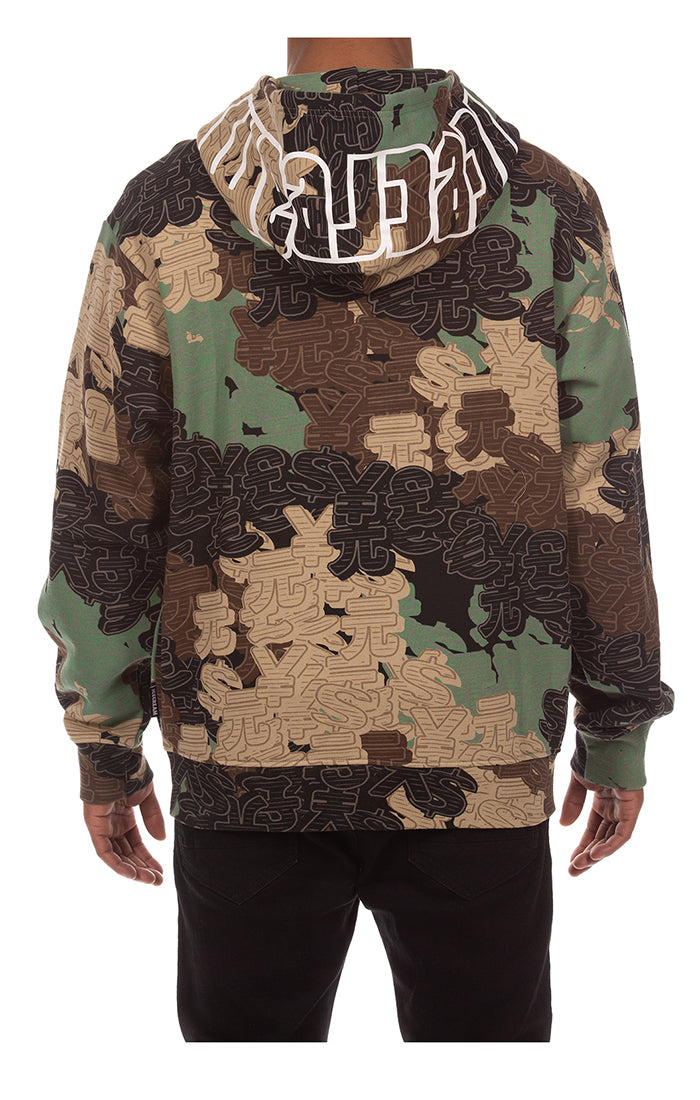 Icecream soft shell hoodie - Camo