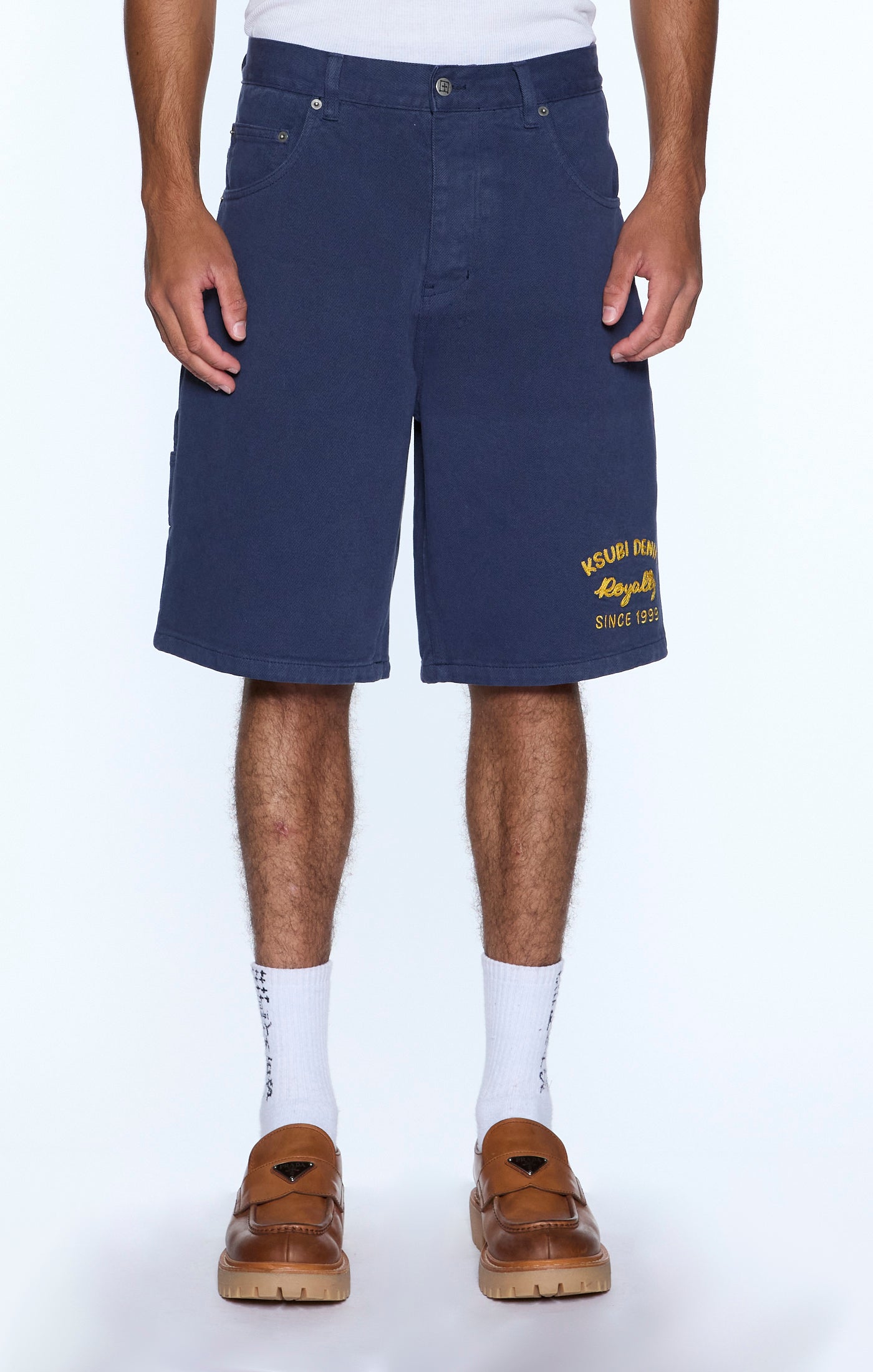 Ksubi maxx short mechanik ink blue