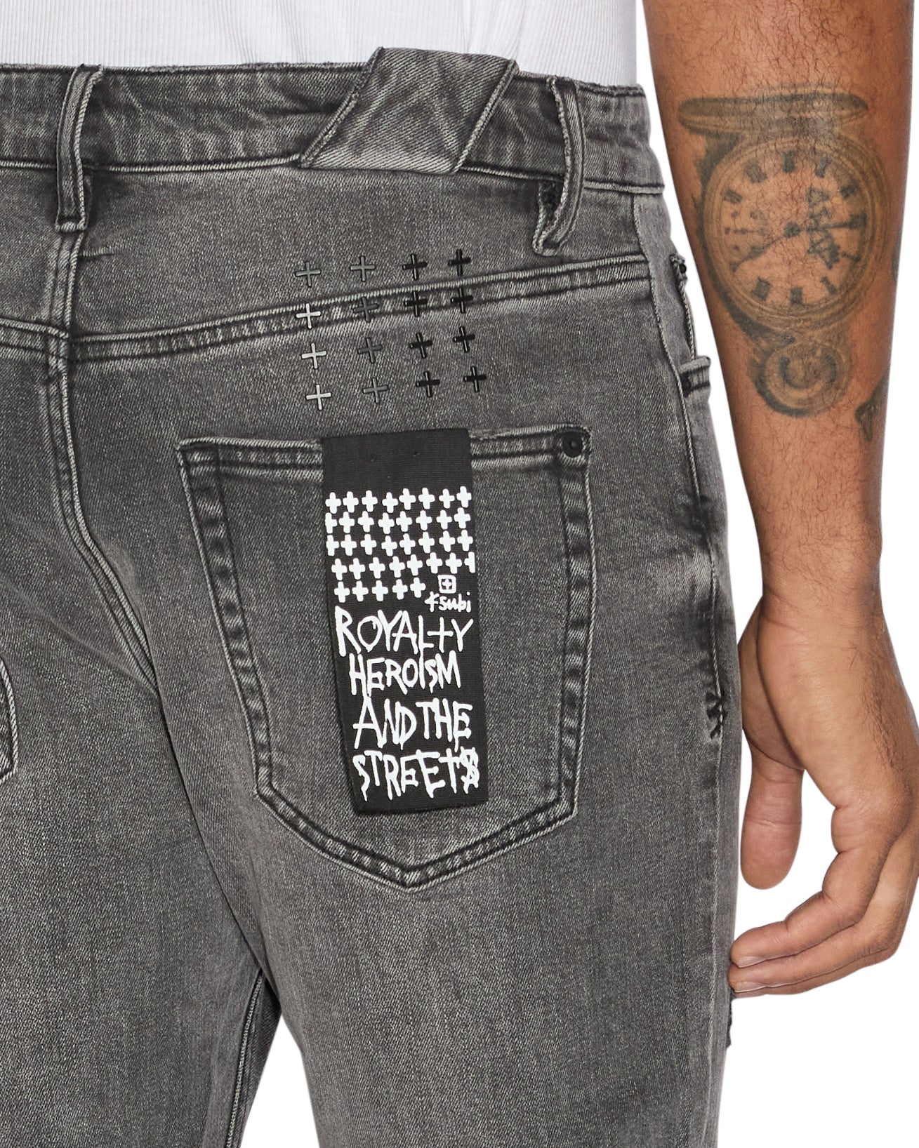Ksubi Chitch Sinners 1999 Jeans in black/grey – view 3 of 3