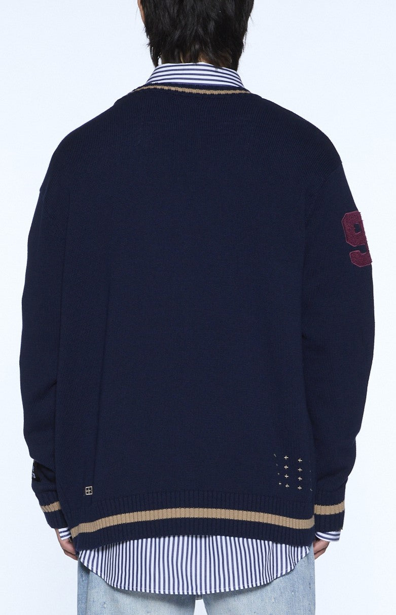Ksubi playoff cardigan navy