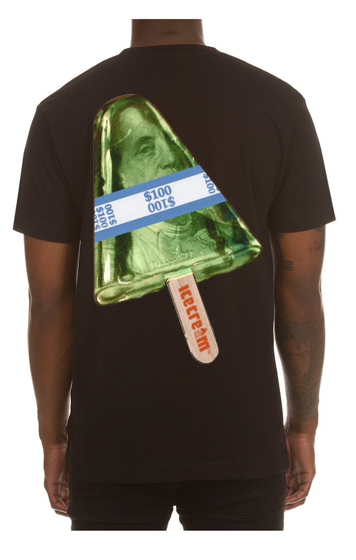 Icecream money pop ss tee - Black