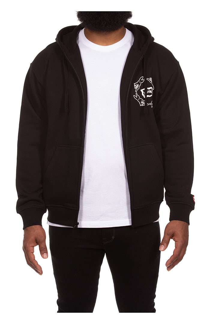 Icecream loop hoodie - Black