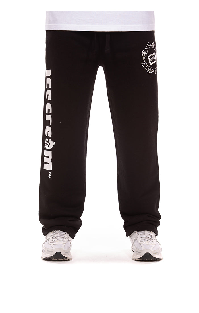 Icecream vertical sweatpants - Black