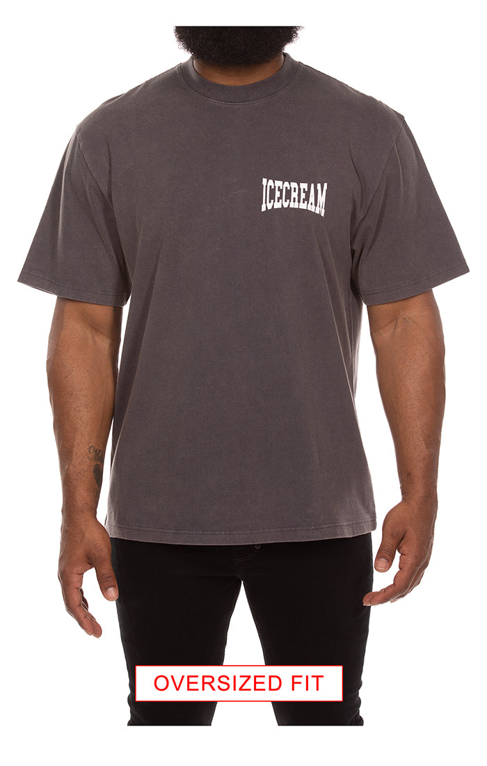 Icecream Options Oversized Short Sleeve in charcoal art – view 1 of 2