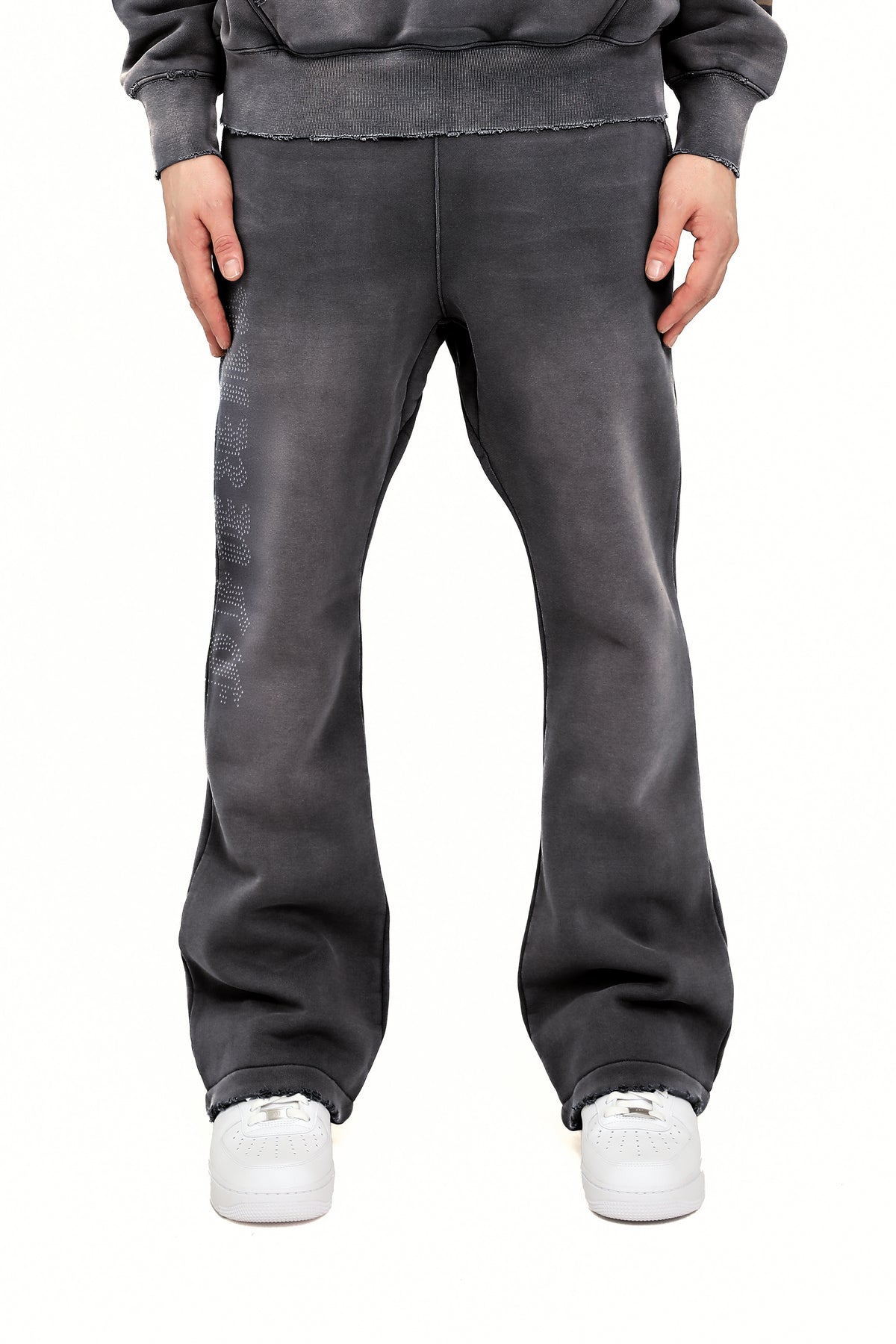 Hwt Fleece Flared Pant - Black