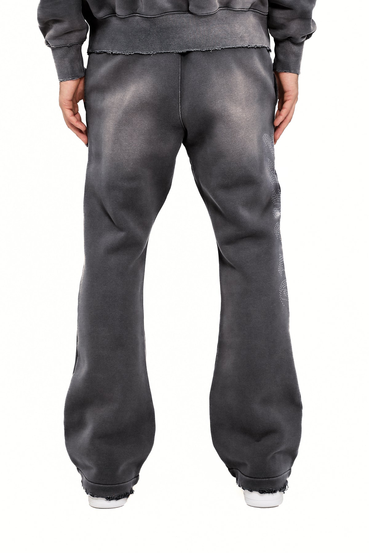 Hwt Fleece Flared Pant - Black