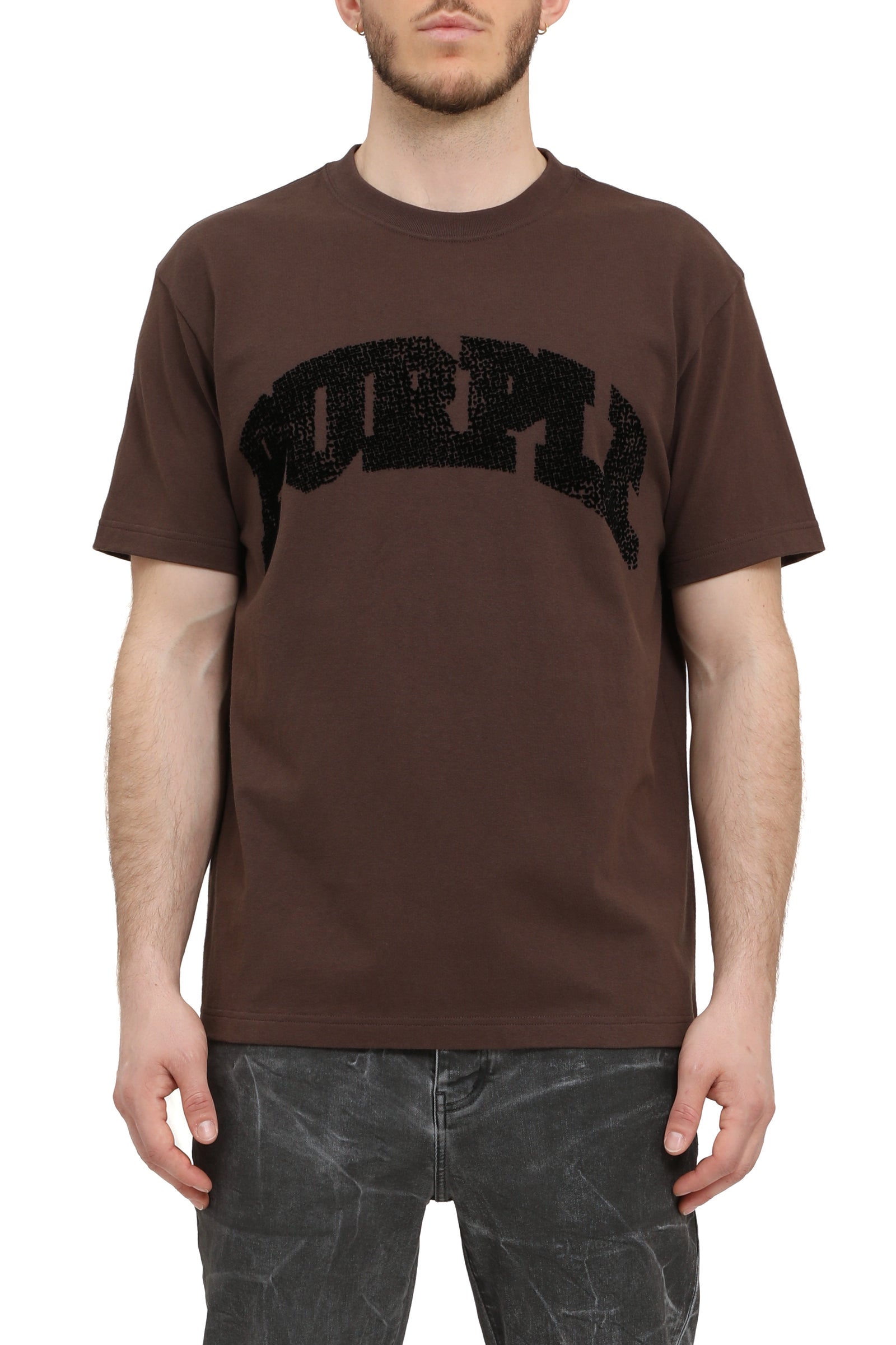 Purple Jeans Hwt Jersey Ss Tee - Brown – view 1 of 2