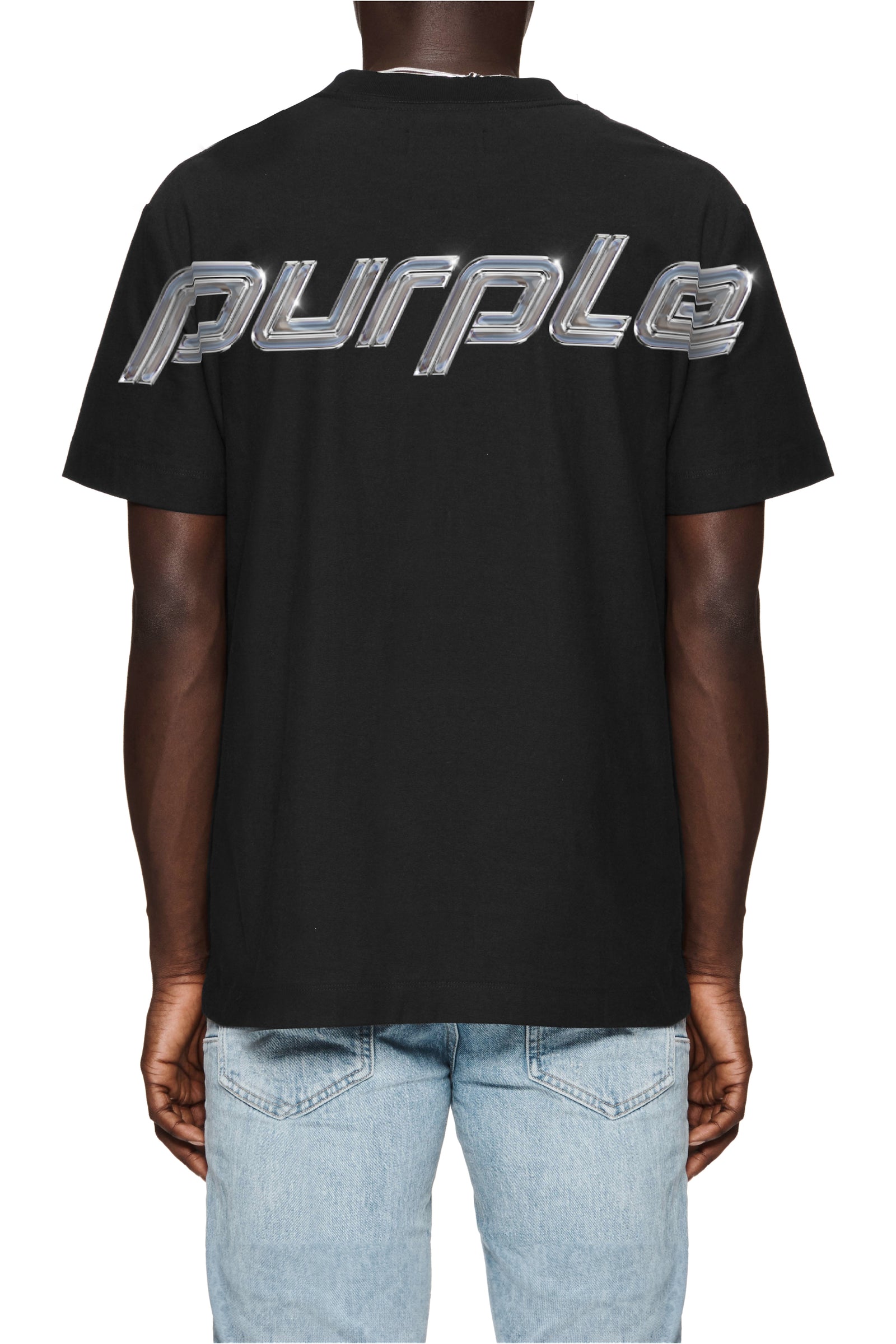 Purple Jeans Hwt Jersey Ss Tee - Black – view 2 of 2