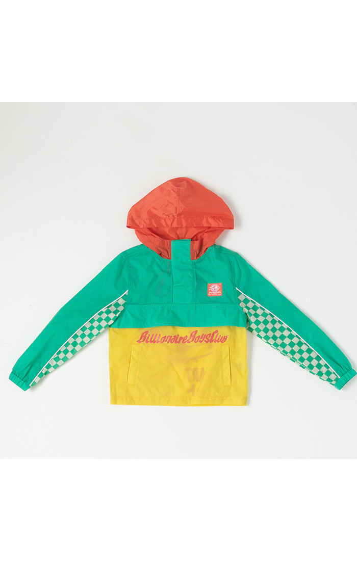 Kids bb putter rain jacket - Deep Mint