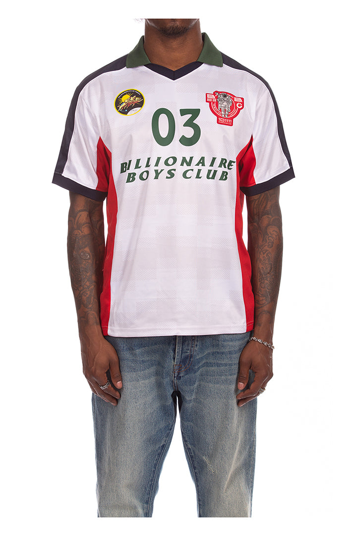 Billionaire Boys Club BB Midi SS Polo in white – view 1 of 2