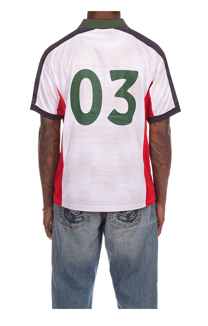 BB midi ss polo - White