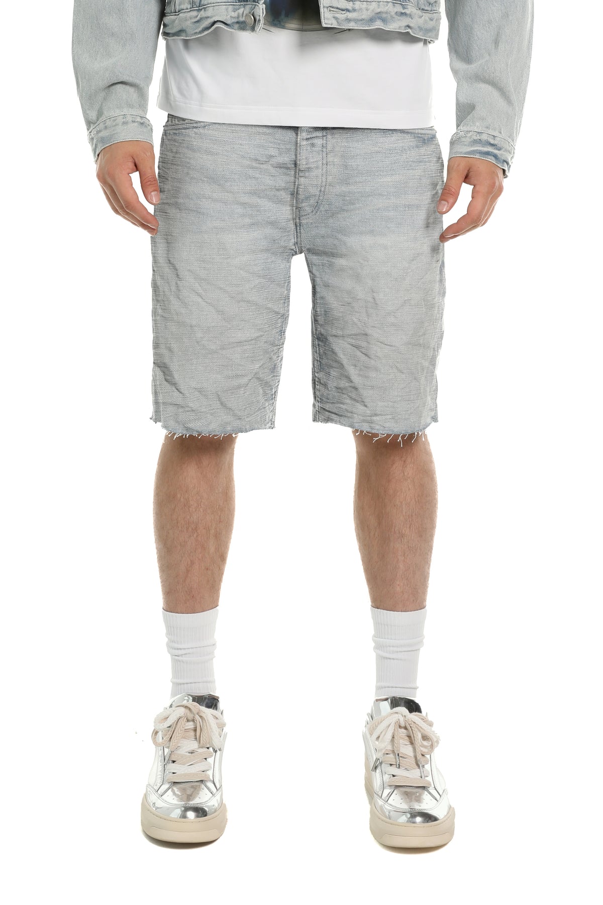 Vintage Slub Shorts - Light Indigo