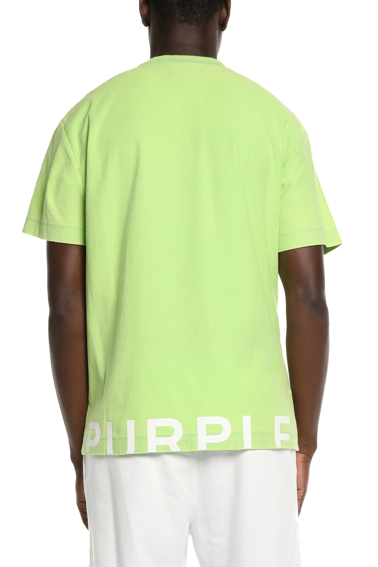 Purple Jeans Textured Sleeveless Tee - Green – view 2 of 2