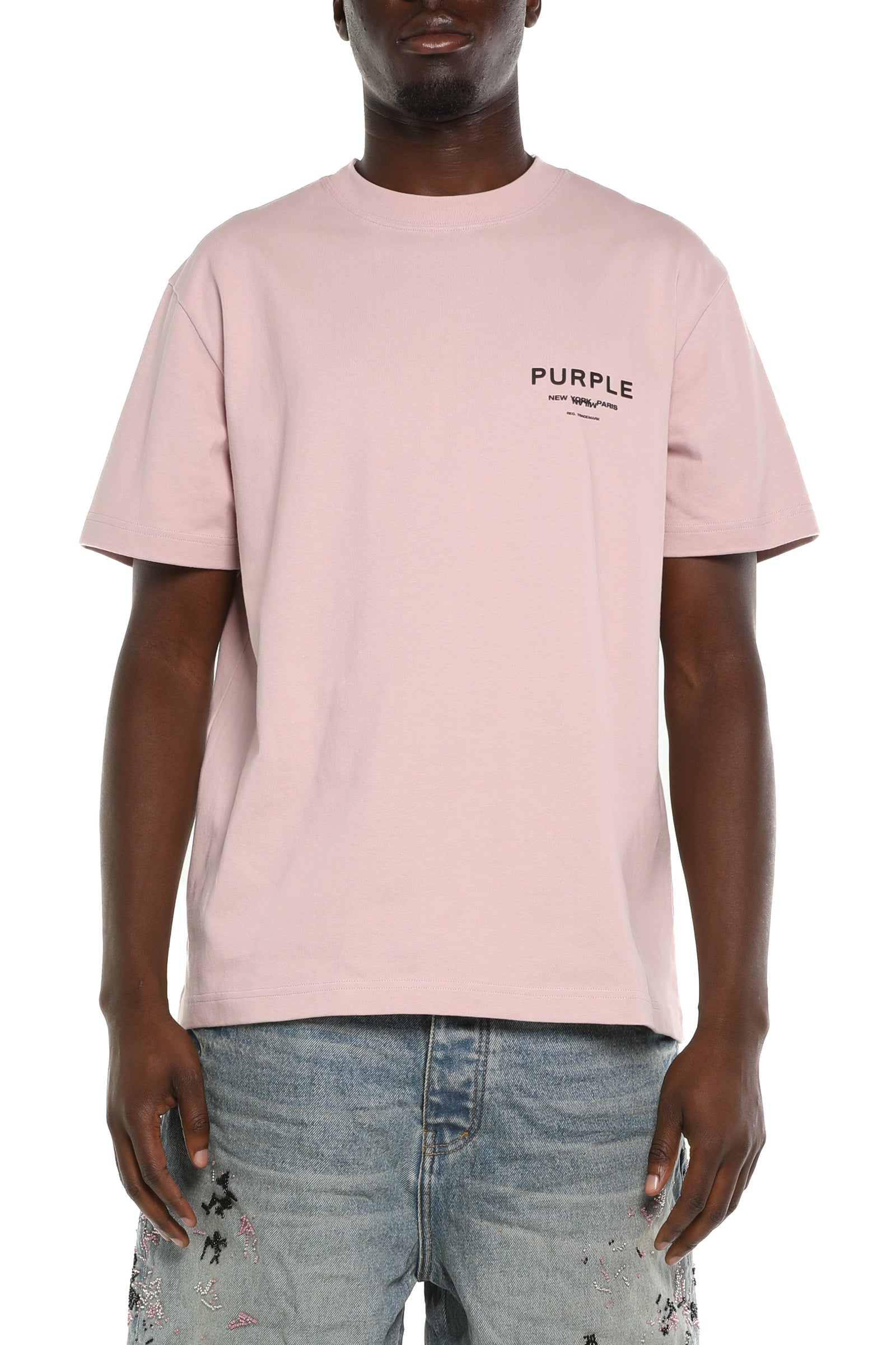 Purple Jeans Hwt Jersey Ss Tee - Pink – view 1 of 2