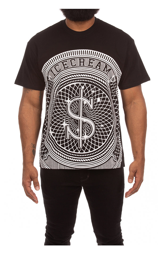 Icecream cash out ss tee - Black