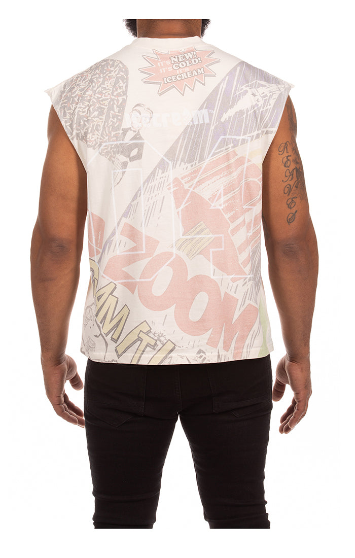 Icecream scorpio tank - Antique White
