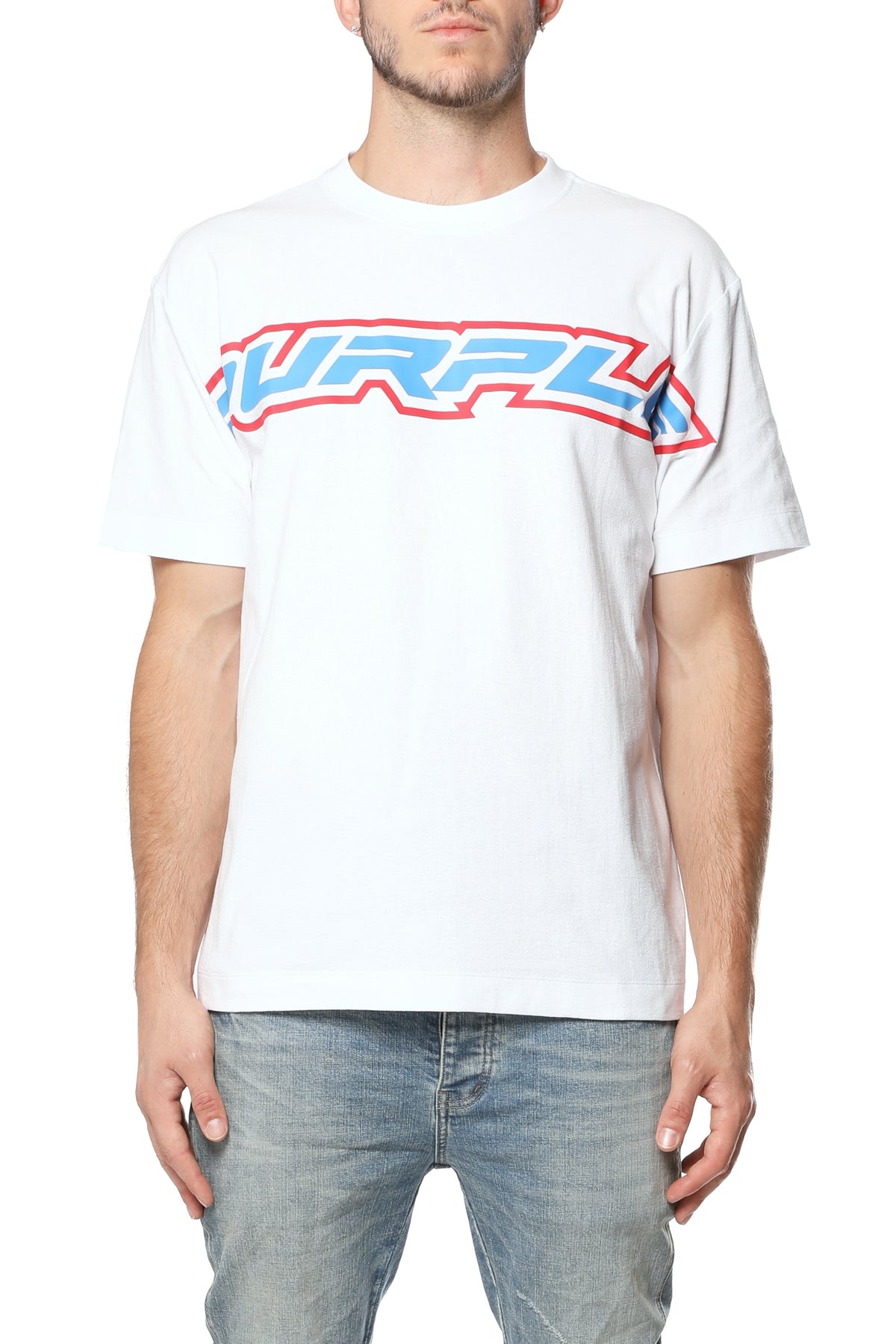 Textured Jersey Ss Tee - White