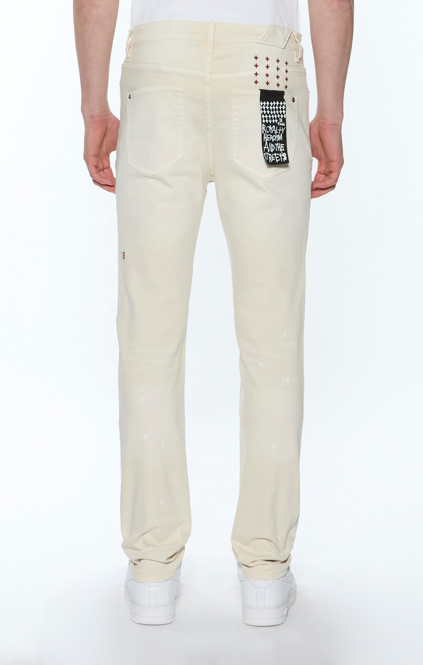 Ksubi Chitch 1999 Jeans in ivory, slim tapered jeans – view 2 of 2