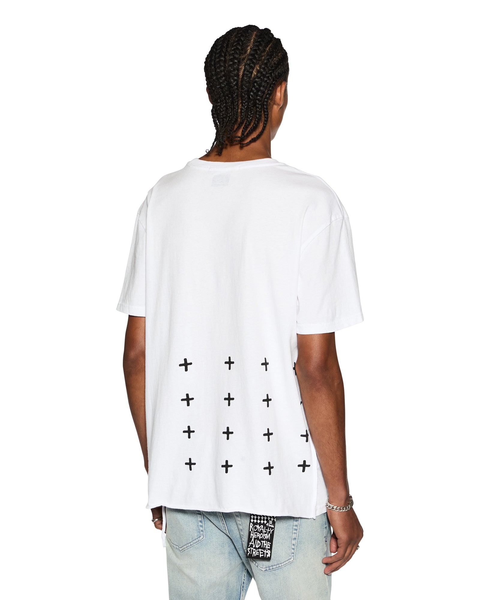 Ksubi 4 x 4 Biggie Short Sleeve Tee in optic white – view 2 of 2