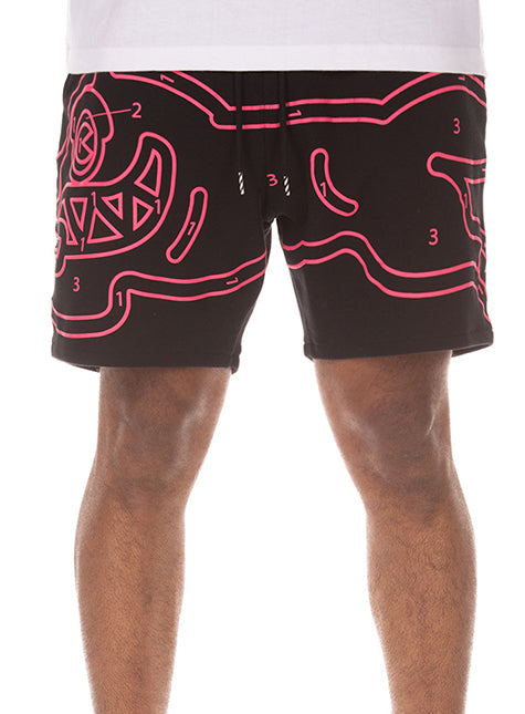 OVER AND OUT SHORTS - BLACK