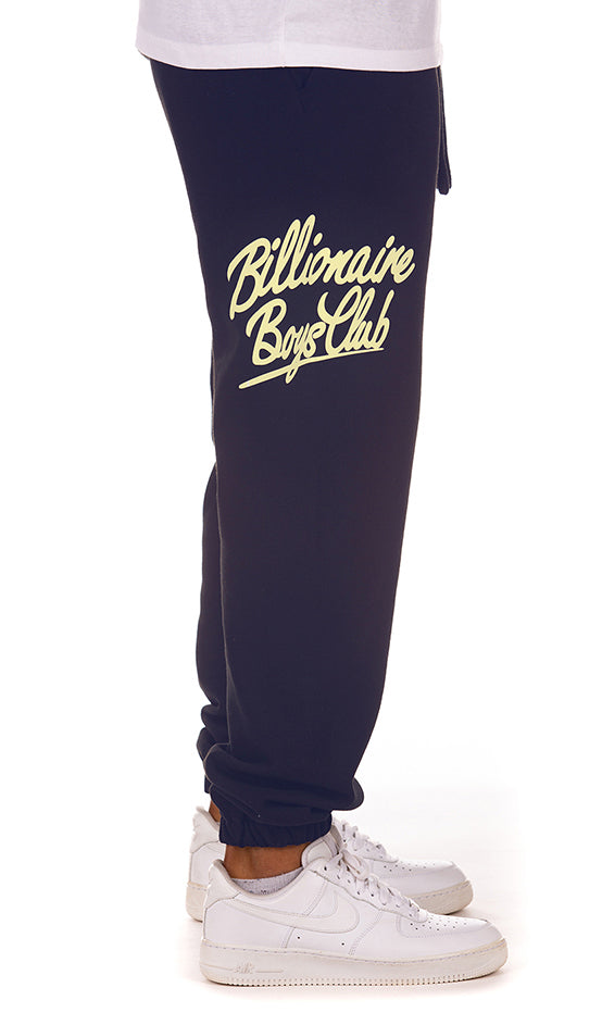Billionaire Boys Club BB Script Sweatpant in blue depths – view 3 of 4