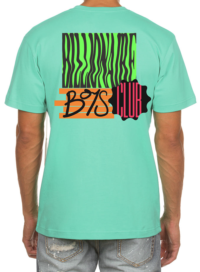 Billionaire Boys Club BB Astro Blur Short Sleeve Tee in ice green – view 1 of 2