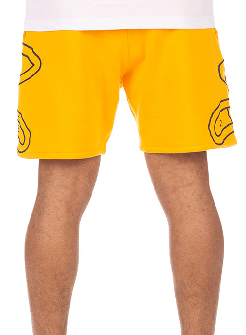 OVER AND OUT SHORTS - SAFFRON