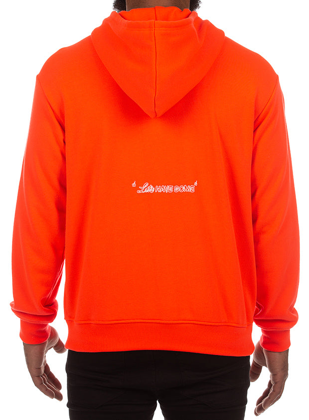 STANDARD HOODIE - NEON CORAL