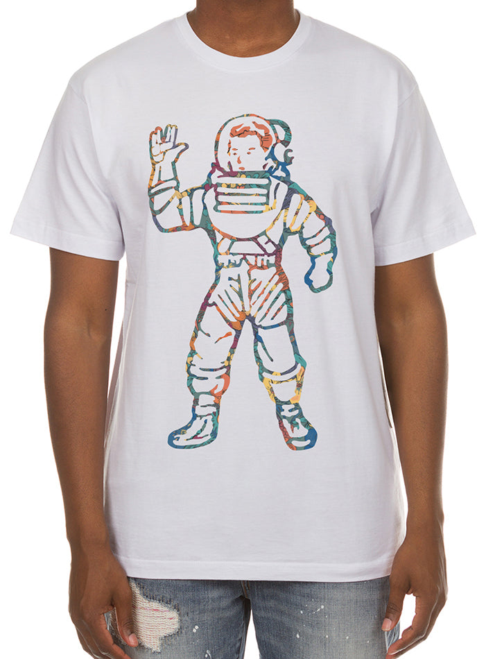 BB ASTRO FLORAL SS TEE - WHITE